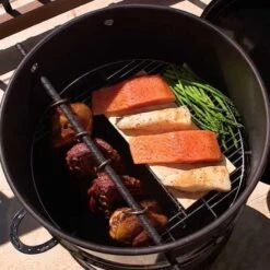 Pit Barrel Cooker® - 18.5" Classic Replacement Hinged Grill Grate -Summit Trails ac1005 3