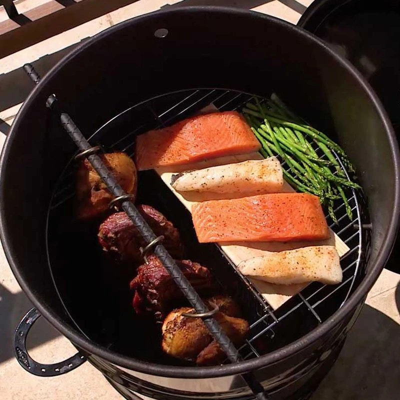 Pit Barrel Cooker® - 14" Junior Replacement Hinged Grill Grate 8 Pit Barrel Cooker® - 14" Junior Replacement Hinged Grill Grate - Image 6