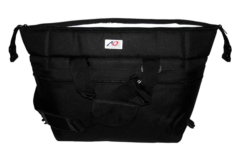 AO Coolers® - Canvas™ 24-Can Black Soft Cooler 5 AO Coolers® - Canvas™ 24-Can Black Soft Cooler - Image 3