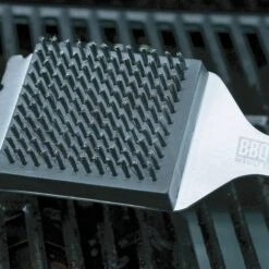 BBQ-AID® BBQCLEANINGBRUSHSTICKERLESS - Grill Brush & Scraper -Summit Trails bbqcleaningbrushstickerless 7 1