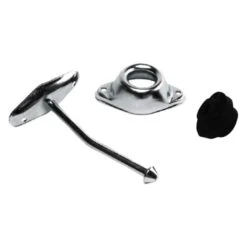 RV Designer® E257 - 4.8"L Angled Plunger Steel Door Holder