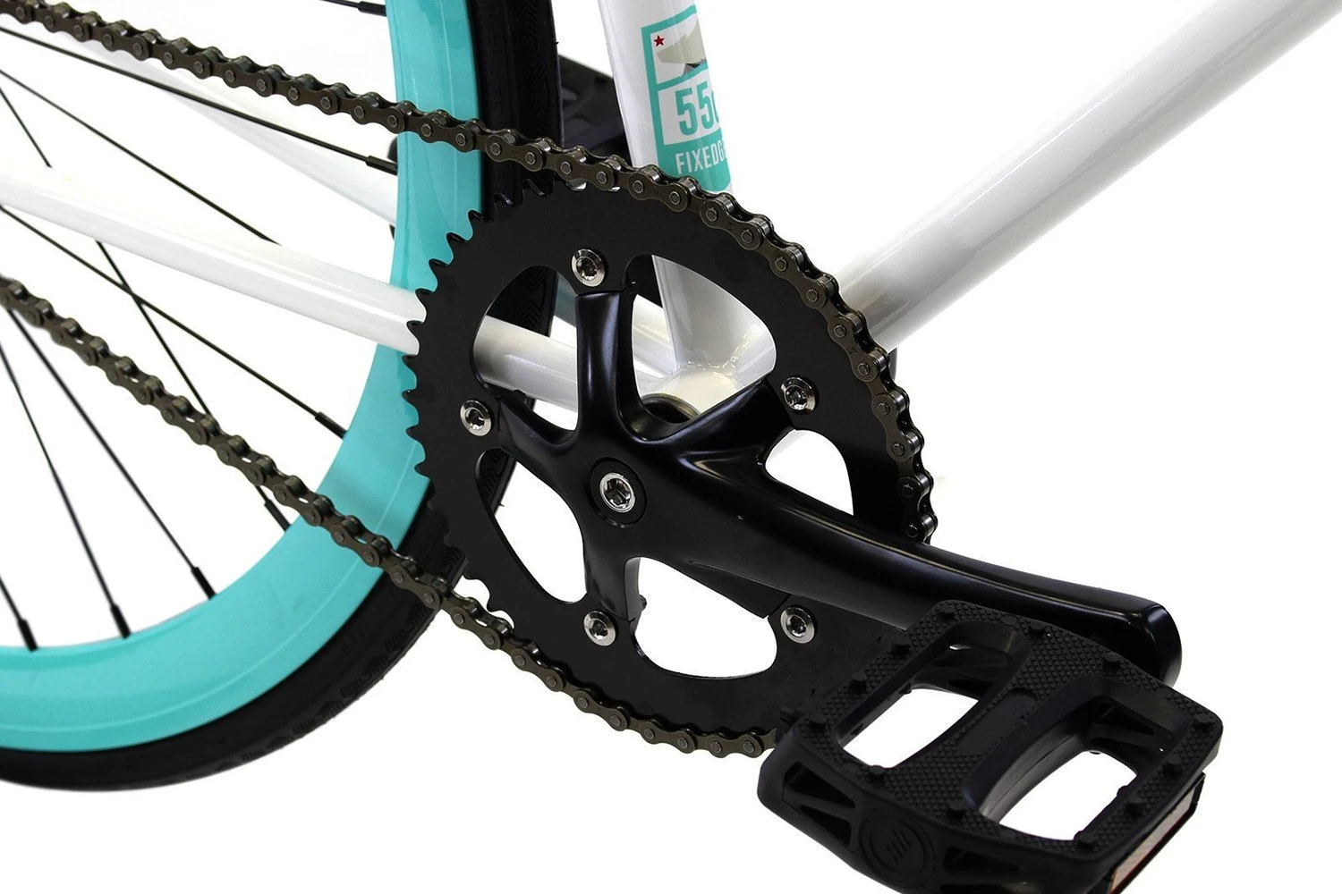 Golden Cycles® - Heaven 23" Single Speed Fixed Gear Bike 4 Golden Cycles® - Heaven 23" Single Speed Fixed Gear Bike - Image 2