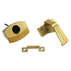 RV Designer® - Gold Brass Non Locking Door Latch