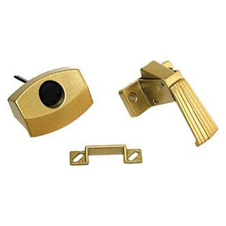RV Designer® - Gold Brass Non Locking Door Latch 3 RV Designer® - Gold Brass Non Locking Door Latch