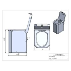 Fish Fighter® - El-Dukee™ Trash Can/Toilet Combo -Summit Trails itd5802 6