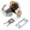 Valterra® - Stainless Steel Silver Standard Key Single Cylinder Door Lock With Deadbolt