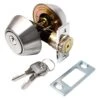 Valterra® L32CS3008 - Stainless Steel Silver Standard Key Single Cylinder Door Lock With Deadbolt