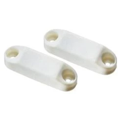 RV Designer® L608 - White Magnetic Door Catch Set
