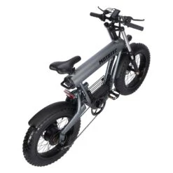 Big Toys® - MotoTec™ Roadster 48 V 500 W Grey Lithium Electric Bicycle -Summit Trails mt roadster 48v 500w grey 7