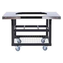 Primo Grills® PG00320 - Cart With Basket And Stainless Steel Side Shelves