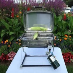 Fleming Sales® RVAD-650 - AD650 Sidekick RV Gas Grill With RV Mounts -Summit Trails rvad650 2 1