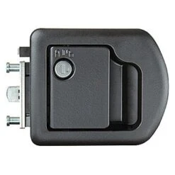 RV Designer® T505 - Trimark™ Steel Black Standard Key Motorhome Entry Door Lock W/o Dead Bolt