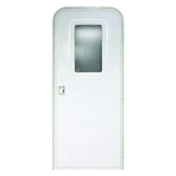 Lippert® V000040259 - 26"W X 72"H Polar White Pebble Oblong Entry Door