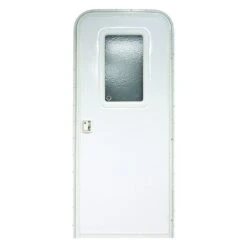 Lippert® V000051931 - 24"W X 72"H Polar White Pebble Oblong Entry Door