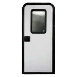 Lippert® V000145033 - 24"W X 70"H Polar White Smooth Oblong Motorized Entry Door