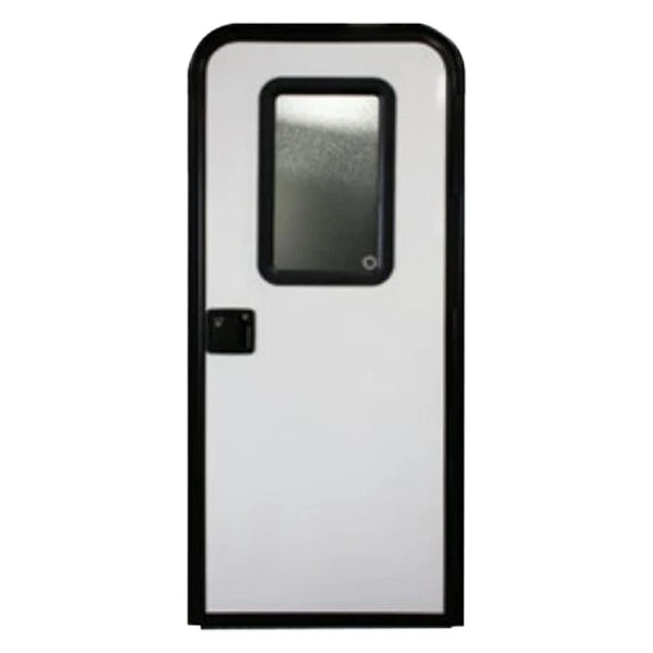 Lippert® - 24"W Polar White Smooth Oblong Motorized Entry Door 3 Lippert® - 24"W Polar White Smooth Oblong Motorized Entry Door