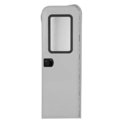 Lippert® - 26"W X 72"H Polar White Smooth Oblong Motorized Entry Door