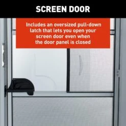 Lippert® - 26"W X 72"H Polar White Smooth Oblong Motorized Entry Door -Summit Trails v000145349 5