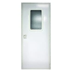 Lippert® - 36"W X 72"H Polar White Smooth Rectangular Entry Door