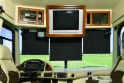 Carefree® - Power SmartVisor™ Black Polypropylene Electric Windshield Shade -Summit Trails ys040qa36l rp 2 1