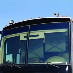 Carefree® YS054QA36R-RP - Power SmartVisor™ Black Polypropylene Right Electric Windshield Shade