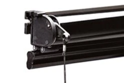 Carefree® - Soft Ascent SideVisor™ Black Fabric Manual Window Shade -Summit Trails zc036zd36 rp 2